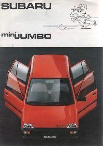 Subaru Mini Jumbo MK2 Brochure 1988