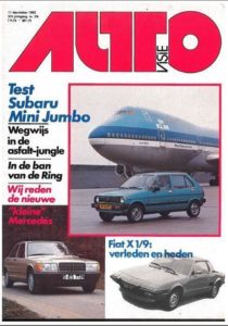 Subaru Mini Jumbo Mercedes 190 Pontiac Fiat x 1/9 Renault 9 